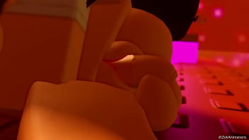 Checkered bunny lady gets dp'ed roblox animation