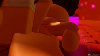 Checkered bunny lady gets dp'ed roblox animation