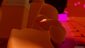 Checkered bunny lady gets dp'ed roblox animation