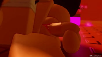 Checkered bunny lady gets dp'ed roblox animation