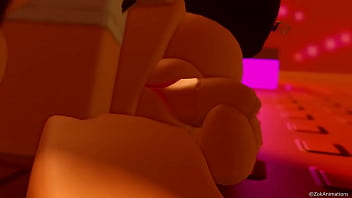 Checkered bunny lady gets dp'ed roblox animation