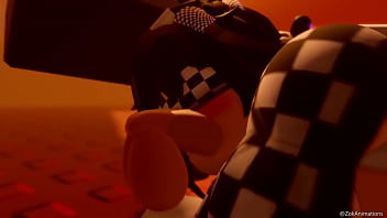 Checkered bunny lady gets dp'ed roblox animation Checkered bunny lady gets dp'ed roblox animation