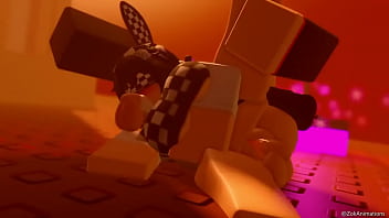 Checkered bunny lady gets dp'ed roblox animation Checkered bunny lady gets dp'ed roblox animation