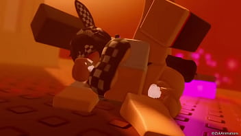 Checkered bunny lady gets dp'ed roblox animation