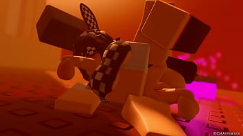 Checkered bunny lady gets dp'ed roblox animation Checkered bunny lady gets dp'ed roblox animation