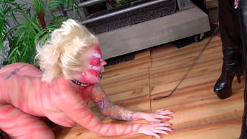 Intimate moment dressed as cats