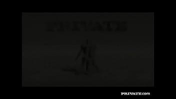 Watch a blonde and brunette lesbian using dildos in their assholes