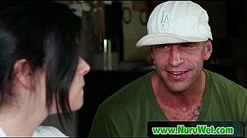 Nuru massage asian banged after blowjob in the bath 19