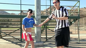 Savannah camden lets the referee fuck her sqf