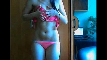 Beautiful girl show webcam