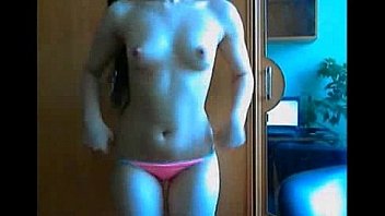 Beautiful girl show webcam
