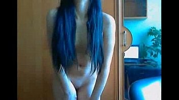 Beautiful girl show webcam