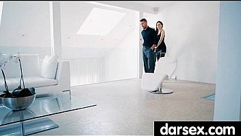 Gorgous babe in stockings tasiting a dick 9