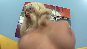 Big titted blonde with delicious curves gets fucked hard and spunk sprayed
