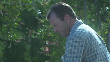 An elegant dame's pussy is squirting while is fucked in the canoe and a few minutes later her partner unloads all over her nylon clad feet