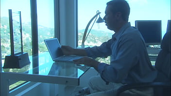 An elegant dame's pussy is squirting while is fucked in the canoe and a few minutes later her partner unloads all over her nylon clad feet