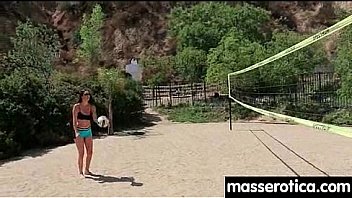 Sensual lesbian massage leads to orgasm 29