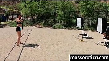 Sensual lesbian massage leads to orgasm 29