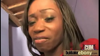 Ebony babe in group fucking 8