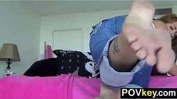 Milf teasing her beautiful feet pov