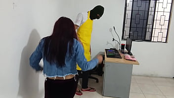 Neighbor gets horny and shows off her ass in front of the camera