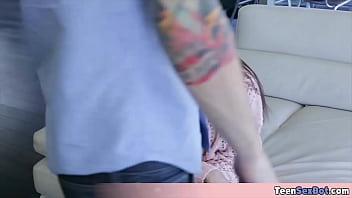 Cute stepsister wants to try taboo fucking