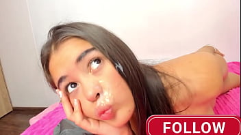 World's best facial tiny stepdaughter