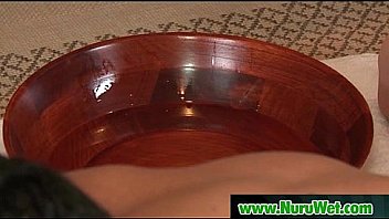 Nuru massage from lovely asian milf 01