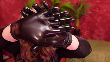 Asmr nitrile gloves and oil arya grander Asmr nitrile gloves and oil arya grander