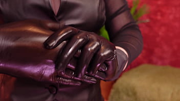 Asmr nitrile gloves and oil arya grander