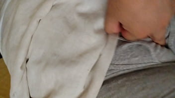 Fingering myself for my step brother