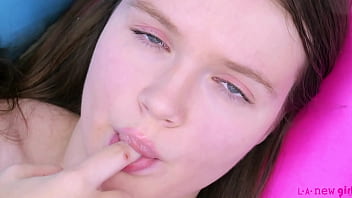 Pretty Teen Model Naked Close Up thumbnail