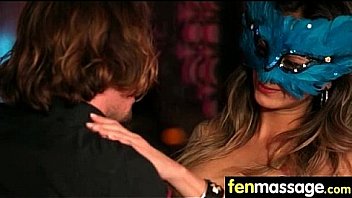 Sexy teen babe sucks and fucks at the massage table 25