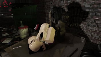 Black guy gets white snowbunny to fuck him at club alleyway Black guy gets white snowbunny to fuck him at club alleyway