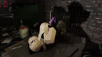 Black guy gets white snowbunny to fuck him at club alleyway