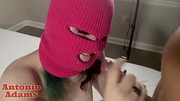 Pink ski masked thot gold