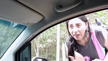 Uber driver picks up hot passenger and ends up fucking her in the car tommy miller