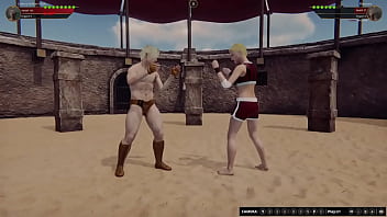 Johnny walker vs eleonore nf3d mma mixed combat maledom battle