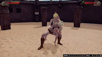 Johnny walker vs eleonore nf3d mma mixed combat maledom battle