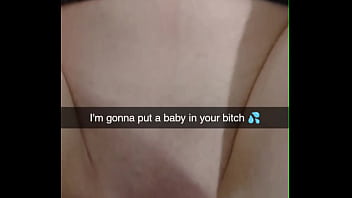 Landlord ties up toys and creampies tenants bitch on snapchat day one