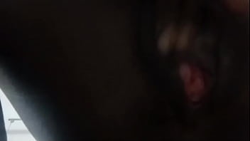 Horny slim girl cums on camera