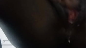 Horny slim girl cums on camera