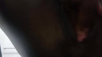 Horny slim girl cums on camera