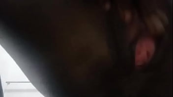 Horny slim girl cums on camera