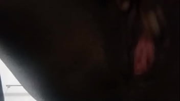 Horny slim girl cums on camera