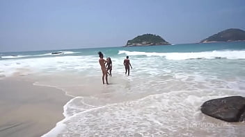 Hourglass body jessica azul fucked at the nude beach by 2 monster cocks public sex beach anal dp dap gapes ob244b