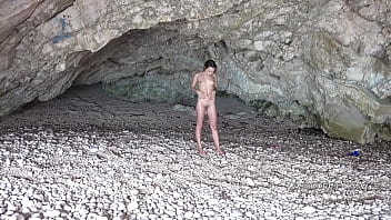 Mona blue on the beach