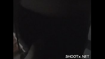 That babe gets a hard meat for dinner