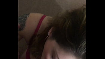 Hot milf sucks hubbys hard cock