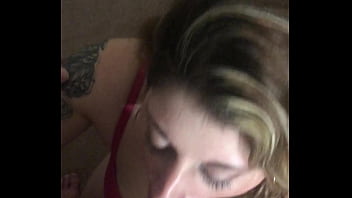 Hot milf sucks hubbys hard cock